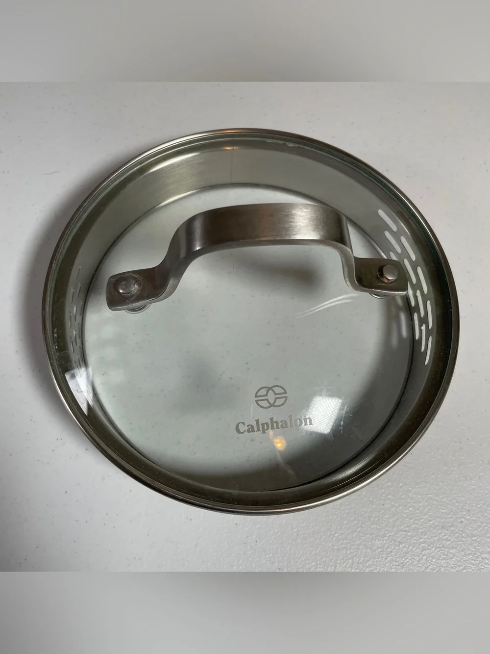 Calphalon Stainless Steel and Clear Glass Lid 5 1/2” *Lid ONLY*